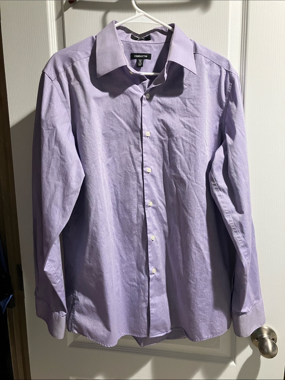 Claiborne Men's Light Lavender Dress Shirt